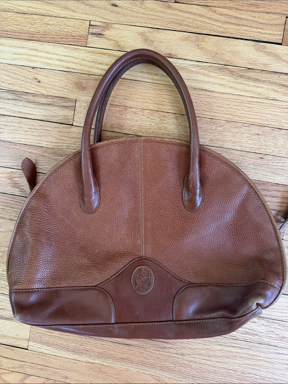 Unisa Brown Leather Satchel